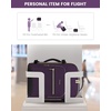 image:imageLOVEVOOK 40L Travel Backpack Flight Approved Carry on Backpack3 Packing CubesWaterproof Personal Item Travel BagTSA Carry on Luggage Suitcase Travel EssentialsGifts for Women amp Menfits 17 LaptopDark Purpleblack2