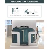 image:imageLOVEVOOK 40L Travel Backpack Flight Approved Carry on Backpack3 Packing CubesWaterproof Personal Item Travel BagTSA Carry on Luggage Suitcase Travel EssentialsGifts for Women amp Menfits 17 LaptopDark Greenblack2