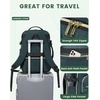 image:imageLOVEVOOK 40L Travel Backpack Flight Approved Carry on Backpack3 Packing CubesWaterproof Personal Item Travel BagTSA Carry on Luggage Suitcase Travel EssentialsGifts for Women amp Menfits 17 LaptopDark Greenblack2
