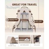 image:imageLOVEVOOK 40L Travel Backpack Flight Approved Carry on Backpack3 Packing CubesWaterproof Personal Item Travel BagTSA Carry on Luggage Suitcase Travel EssentialsGifts for Women amp Menfits 17 LaptopPrimarycoffee