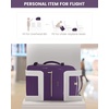 image:imageLOVEVOOK 40L Travel Backpack Flight Approved Carry on Backpack3 Packing CubesWaterproof Personal Item Travel BagTSA Carry on Luggage Suitcase Travel EssentialsGifts for Women amp Menfits 17 LaptopDark Purple