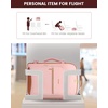 image:imageLOVEVOOK 40L Travel Backpack Flight Approved Carry on Backpack3 Packing CubesWaterproof Personal Item Travel BagTSA Carry on Luggage Suitcase Travel EssentialsGifts for Women amp Menfits 17 LaptopPinkbrown