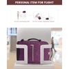 image:imageLOVEVOOK 40L Travel Backpack Flight Approved Carry on Backpack3 Packing CubesWaterproof Personal Item Travel BagTSA Carry on Luggage Suitcase Travel EssentialsGifts for Women amp Menfits 17 LaptopDark Purpleblack1