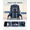 image:imageLOVEVOOK 40L Travel Backpack Flight Approved Carry on Backpack3 Packing CubesWaterproof Personal Item Travel BagTSA Carry on Luggage Suitcase Travel EssentialsGifts for Women amp Menfits 17 LaptopBlue Greenblack