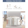 image:imageLOVEVOOK 40L Travel Backpack Flight Approved Carry on Backpack3 Packing CubesWaterproof Personal Item Travel BagTSA Carry on Luggage Suitcase Travel EssentialsGifts for Women amp Menfits 17 LaptopAlight Graypink