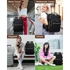 image:imageLOVEVOOK 40L Travel Backpack Flight Approved Carry on Backpack3 Packing CubesWaterproof Personal Item Travel BagTSA Carry on Luggage Suitcase Travel EssentialsGifts for Women amp Menfits 17 LaptopBlackblack