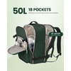 image:imageLOVEVOOK 40L Travel Backpack Flight Approved Carry on Backpack3 Packing CubesWaterproof Personal Item Travel BagTSA Carry on Luggage Suitcase Travel EssentialsGifts for Women amp Menfits 17 LaptopDark Greenblack1