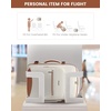 image:imageLOVEVOOK 40L Travel Backpack Flight Approved Carry on Backpack3 Packing CubesWaterproof Personal Item Travel BagTSA Carry on Luggage Suitcase Travel EssentialsGifts for Women amp Menfits 17 LaptopBeigebrown