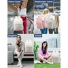 image:imageLOVEVOOK 40L Travel Backpack Flight Approved Carry on Backpack3 Packing CubesWaterproof Personal Item Travel BagTSA Carry on Luggage Suitcase Travel EssentialsGifts for Women amp Menfits 17 LaptopAlight Graypink