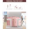 image:imageLOVEVOOK 40L Travel Backpack Flight Approved Carry on Backpack3 Packing CubesWaterproof Personal Item Travel BagTSA Carry on Luggage Suitcase Travel EssentialsGifts for Women amp Menfits 17 LaptopPinkpink