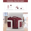 image:imageLOVEVOOK 40L Travel Backpack Flight Approved Carry on Backpack3 Packing CubesWaterproof Personal Item Travel BagTSA Carry on Luggage Suitcase Travel EssentialsGifts for Women amp Menfits 17 LaptopWine Redblack