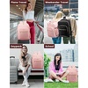 image:imageLOVEVOOK 40L Travel Backpack Flight Approved Carry on Backpack3 Packing CubesWaterproof Personal Item Travel BagTSA Carry on Luggage Suitcase Travel EssentialsGifts for Women amp Menfits 17 LaptopPinkpink