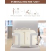 image:imageLOVEVOOK 40L Travel Backpack Flight Approved Carry on Backpack3 Packing CubesWaterproof Personal Item Travel BagTSA Carry on Luggage Suitcase Travel EssentialsGifts for Women amp Menfits 17 LaptopBeigeflesh Beige