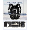 image:imageLOVEVOOK 40L Travel Backpack Flight Approved Carry on Backpack3 Packing CubesWaterproof Personal Item Travel BagTSA Carry on Luggage Suitcase Travel EssentialsGifts for Women amp Menfits 17 LaptopBlackgrey