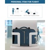 image:imageLOVEVOOK 40L Travel Backpack Flight Approved Carry on Backpack3 Packing CubesWaterproof Personal Item Travel BagTSA Carry on Luggage Suitcase Travel EssentialsGifts for Women amp Menfits 17 LaptopDark Blue Greenblack