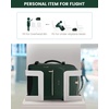 image:imageLOVEVOOK 40L Travel Backpack Flight Approved Carry on Backpack3 Packing CubesWaterproof Personal Item Travel BagTSA Carry on Luggage Suitcase Travel EssentialsGifts for Women amp Menfits 17 LaptopDark Greenblack1