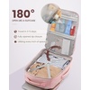 image:imageLOVEVOOK 40L Travel Backpack Flight Approved Carry on Backpack3 Packing CubesWaterproof Personal Item Travel BagTSA Carry on Luggage Suitcase Travel EssentialsGifts for Women amp Menfits 17 LaptopPinkpink