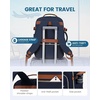 image:imageLOVEVOOK 40L Travel Backpack Flight Approved Carry on Backpack3 Packing CubesWaterproof Personal Item Travel BagTSA Carry on Luggage Suitcase Travel EssentialsGifts for Women amp Menfits 17 LaptopDark Bluebrown