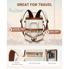 image:imageLOVEVOOK 40L Travel Backpack Flight Approved Carry on Backpack3 Packing CubesWaterproof Personal Item Travel BagTSA Carry on Luggage Suitcase Travel EssentialsGifts for Women amp Menfits 17 LaptopBeigebrown
