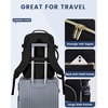 image:imageLOVEVOOK 40L Travel Backpack Flight Approved Carry on Backpack3 Packing CubesWaterproof Personal Item Travel BagTSA Carry on Luggage Suitcase Travel EssentialsGifts for Women amp Menfits 17 LaptopBlackblack