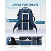 image:imageLOVEVOOK 40L Travel Backpack Flight Approved Carry on Backpack3 Packing CubesWaterproof Personal Item Travel BagTSA Carry on Luggage Suitcase Travel EssentialsGifts for Women amp Menfits 17 LaptopDark Blueblack