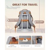 image:imageLOVEVOOK 40L Travel Backpack Flight Approved Carry on Backpack3 Packing CubesWaterproof Personal Item Travel BagTSA Carry on Luggage Suitcase Travel EssentialsGifts for Women amp Menfits 17 LaptopGreybrown