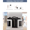 image:imageLOVEVOOK 40L Travel Backpack Flight Approved Carry on Backpack3 Packing CubesWaterproof Personal Item Travel BagTSA Carry on Luggage Suitcase Travel EssentialsGifts for Women amp Menfits 17 LaptopBlackgrey