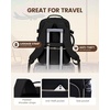 image:imageLOVEVOOK 40L Travel Backpack Flight Approved Carry on Backpack3 Packing CubesWaterproof Personal Item Travel BagTSA Carry on Luggage Suitcase Travel EssentialsGifts for Women amp Menfits 17 LaptopDark Coffee  Black