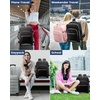 image:imageLOVEVOOK 40L Travel Backpack Flight Approved Carry on Backpack3 Packing CubesWaterproof Personal Item Travel BagTSA Carry on Luggage Suitcase Travel EssentialsGifts for Women amp Menfits 17 LaptopBlackgrey