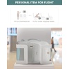 image:imageLOVEVOOK 40L Travel Backpack Flight Approved Carry on Backpack3 Packing CubesWaterproof Personal Item Travel BagTSA Carry on Luggage Suitcase Travel EssentialsGifts for Women amp Menfits 17 LaptopLight Greymint Green