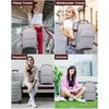 image:imageLOVEVOOK 40L Travel Backpack Flight Approved Carry on Backpack3 Packing CubesWaterproof Personal Item Travel BagTSA Carry on Luggage Suitcase Travel EssentialsGifts for Women amp Menfits 17 LaptopLight Greydark Coffee Color