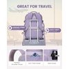 image:imageLOVEVOOK 40L Travel Backpack Flight Approved Carry on Backpack3 Packing CubesWaterproof Personal Item Travel BagTSA Carry on Luggage Suitcase Travel EssentialsGifts for Women amp Menfits 17 LaptopTaro Purple