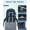 image:imageLOVEVOOK 40L Travel Backpack Flight Approved Carry on Backpack3 Packing CubesWaterproof Personal Item Travel BagTSA Carry on Luggage Suitcase Travel EssentialsGifts for Women amp Menfits 17 LaptopDark Blue Greenblack