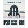 image:imageLOVEVOOK 40L Travel Backpack Flight Approved Carry on Backpack3 Packing CubesWaterproof Personal Item Travel BagTSA Carry on Luggage Suitcase Travel EssentialsGifts for Women amp Menfits 17 LaptopDark Greenblack2