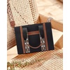 image:imageLOVEVOOK Canvas Purses for Women Crossbody Bags with Top Handle Boho Aztec Tote Handbag Shoulder Bag Satchel for Gift