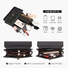 image:imageLOVEVOOK Crossbody Bags for Women Leather Quilted Shoulder Bag with Chain Strap Trendy Clutch Satchel Ladies Evening Bag