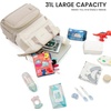 image:imageLOVEVOOK Diaper Bag Backpack Baby Bag with Changing Station Large Diaper Backpack for Mom Dads Waterproof Mommy Bag for Boy and Girl Travel Essential Baby Shower BlackBeigeKhakibeige