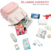 image:imageLOVEVOOK Diaper Bag Backpack Baby Bag with Changing Station Large Diaper Backpack for Mom Dads Waterproof Mommy Bag for Boy and Girl Travel Essential Baby Shower BlackBeigePinkbeige