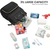 image:imageLOVEVOOK Diaper Bag Backpack Baby Bag with Changing Station Large Diaper Backpack for Mom Dads Waterproof Mommy Bag for Boy and Girl Travel Essential Baby Shower BlackBeigeBlack