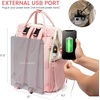 image:imageLOVEVOOK Diaper Bag Backpack Baby Bag with Changing Station Large Diaper Backpack for Mom Dads Waterproof Mommy Bag for Boy and Girl Travel Essential Baby Shower BlackBeigePinkbeige