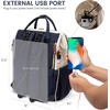 image:imageLOVEVOOK Diaper Bag Backpack Baby Bag with Changing Station Large Diaper Backpack for Mom Dads Waterproof Mommy Bag for Boy and Girl Travel Essential Baby Shower BlackBeigeNavy Bluebeige