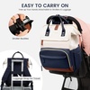 image:imageLOVEVOOK Diaper Bag Backpack Baby Bag with Changing Station Large Diaper Backpack for Mom Dads Waterproof Mommy Bag for Boy and Girl Travel Essential Baby Shower BlackBeigeNavy Bluebeige
