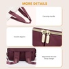 image:imageLOVEVOOK Diaper Bag BackpackTote Bag with Insulated Pockets Changing Pad  Diaper Tote BagChanging PadLarge BagPacifier CaseAntiTheft156 Inch Laptop Backpack for WomenRedwhite