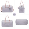 image:imageLOVEVOOK Diaper Bag Tote with Pacifier Case and Changing Pad Large Capacity Mommy Bag for Hospital and Weekender Travel Functional Baby Bag Newborn Baby Essential PinkGraypink Strap