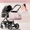image:imageLOVEVOOK Diaper Bag Tote with Pacifier Case and Changing Pad Large Capacity Mommy Bag for Hospital and Weekender Travel Functional Baby Bag Newborn Baby Essential PinkPink