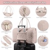 image:imageLOVEVOOK Diaper Bag Tote with Pacifier Case and Changing Pad Large Capacity Mommy Bag for Hospital and Weekender Travel Functional Baby Bag Newborn Baby Essential PinkNude Pink