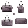 image:imageLOVEVOOK Diaper Bag Tote with Pacifier Case and Changing Pad Large Capacity Mommy Bag for Hospital and Weekender Travel Functional Baby Bag Newborn Baby Essential PinkPurple Gray