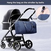 image:imageLOVEVOOK Diaper Bag Tote with Pacifier Case and Changing Pad Large Capacity Mommy Bag for Hospital and Weekender Travel Functional Baby Bag Newborn Baby Essential PinkBlue