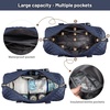 image:imageLOVEVOOK Diaper Bag Tote with Pacifier Case and Changing Pad Large Capacity Mommy Bag for Hospital and Weekender Travel Functional Baby Bag Newborn Baby Essential PinkBlue
