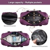 image:imageLOVEVOOK Diaper Bag Tote with Pacifier Case and Changing Pad Large Capacity Mommy Bag for Hospital and Weekender Travel Functional Baby Bag Newborn Baby Essential PinkPurple
